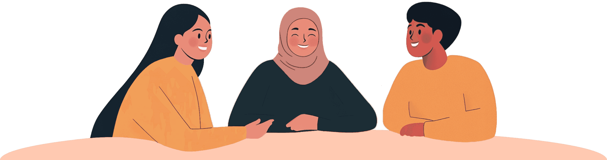 Let's work together illustration